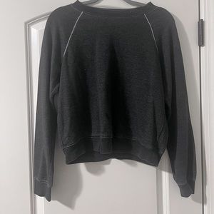 Forever 21 charcoal grey crewneck